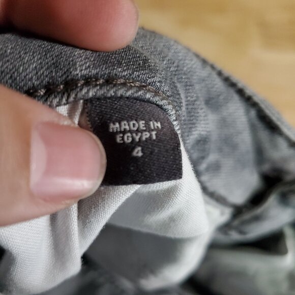 J. Jill Jeans Womens 4R Gray Boyfriend Straight Leg Ankle Stretch Denim - Picture 4 of 11